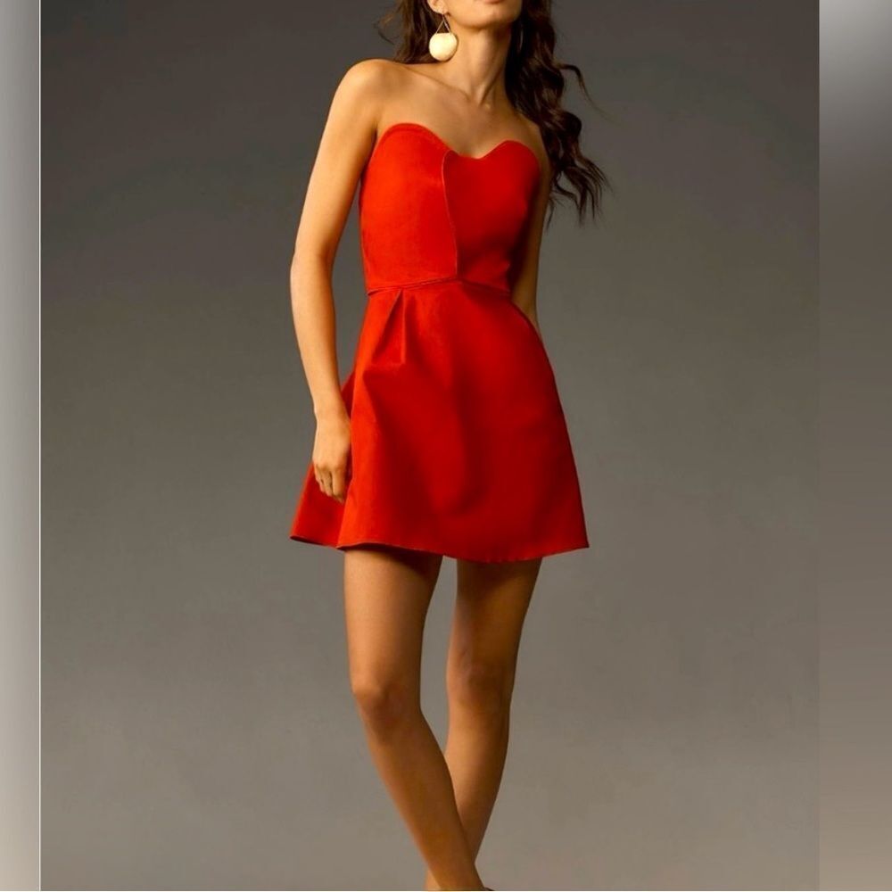 Farm Rio Red Heart Mini Dress $198 - Picture 2 of 6